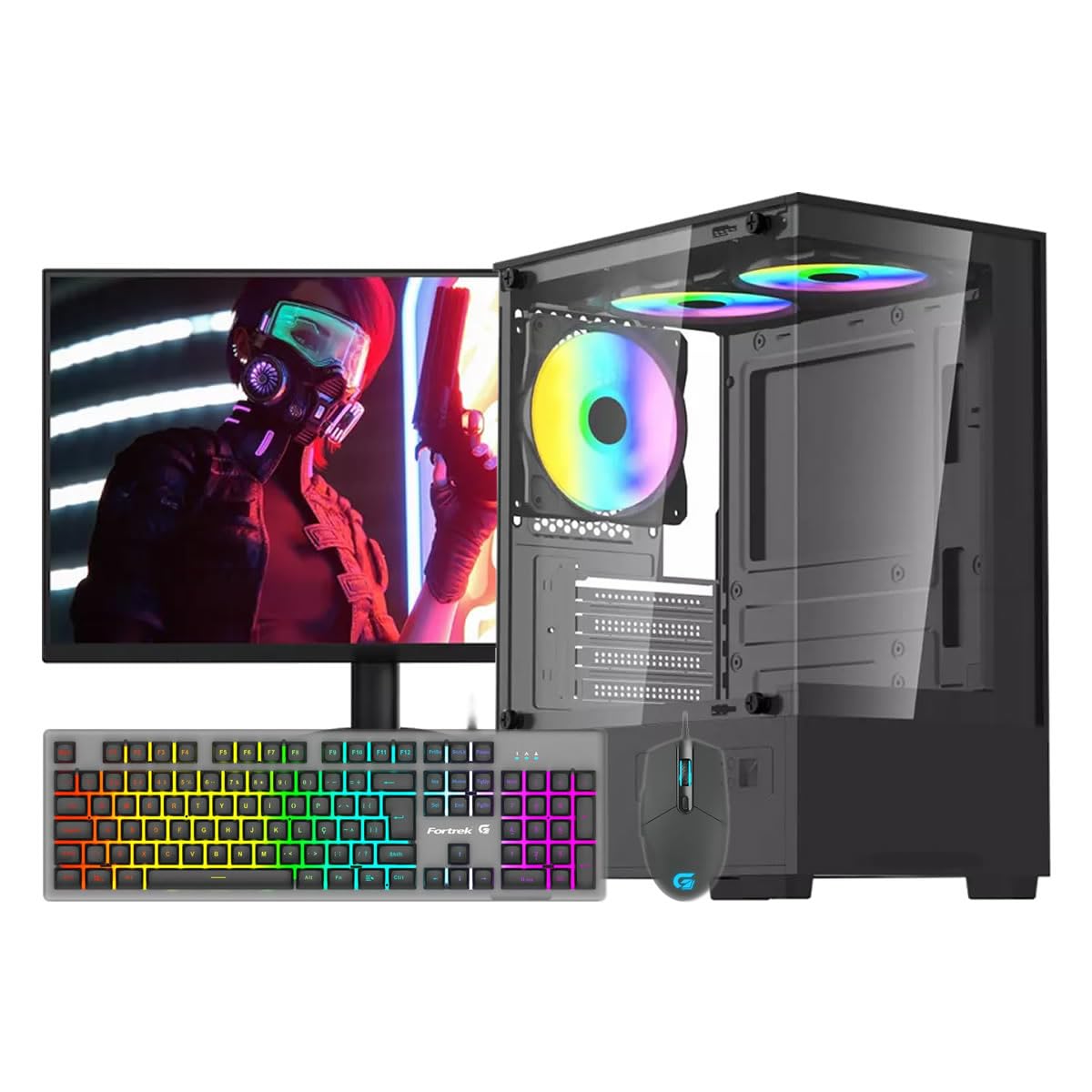 Pc Gamer Completo Ryzen 7 5700g 16gb Ram Nvme 512gb Monitor Gamer